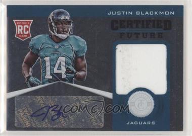2012 Totally Certified - Certified Future Signature Materials #18 - Justin Blackmon /175