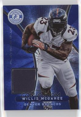 2012 Totally Certified - Materials - Platinum Blue #100 - Willis McGahee /99