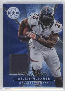 2012 Totally Certified - Materials - Platinum Blue #100 - Willis McGahee /99