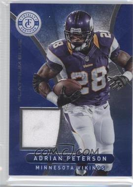2012 Totally Certified - Materials - Platinum Blue #40 - Adrian Peterson /99