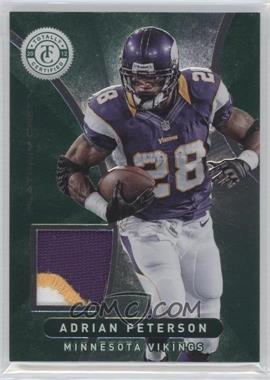 2012 Totally Certified - Materials - Platinum Green Prime #40 - Adrian Peterson /5