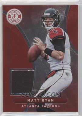 2012 Totally Certified - Materials - Platinum Red #3 - Matt Ryan /299