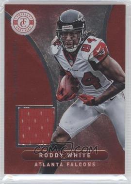 2012 Totally Certified - Materials - Platinum Red #5 - Roddy White /299