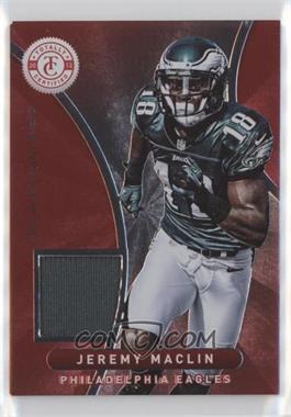 2012 Totally Certified - Materials - Platinum Red #55 - Jeremy Maclin /299
