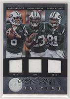 Mark Sanchez, Shonn Greene, Dustin Keller #/199