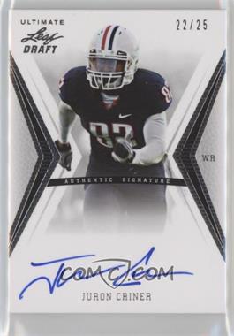 2012 Ultimate Leaf Draft - [Base] - Silver #JC2 - Juron Criner /25