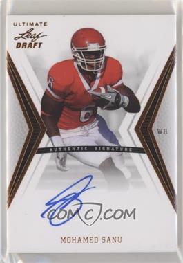 2012 Ultimate Leaf Draft - [Base] #MS1 - Mohamed Sanu