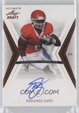 2012 Ultimate Leaf Draft - [Base] #MS1 - Mohamed Sanu