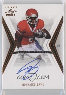 2012 Ultimate Leaf Draft - [Base] #MS1 - Mohamed Sanu