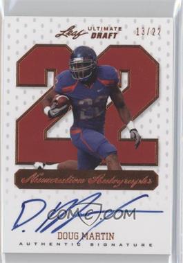 2012 Ultimate Leaf Draft - Numeration Autographs #NU-DM2 - Doug Martin /22