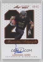 LaMichael James #/21