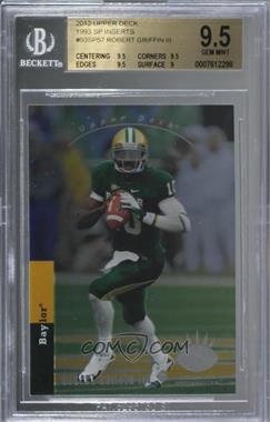 2012 Upper Deck - 1993 SP Football Design #93SP-57 - Robert Griffin III [BGS 9.5 GEM MINT]