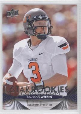 2012 Upper Deck - [Base] #62 - Star Rookies - Brandon Weeden