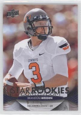 2012 Upper Deck - [Base] #62 - Star Rookies - Brandon Weeden