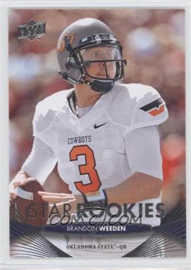 2012 Upper Deck - [Base] #62 - Star Rookies - Brandon Weeden