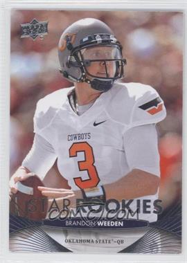 2012 Upper Deck - [Base] #62 - Star Rookies - Brandon Weeden