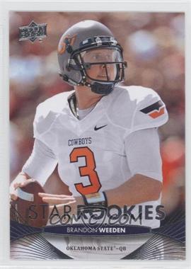 2012 Upper Deck - [Base] #62 - Star Rookies - Brandon Weeden