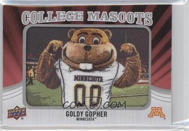 2012 Upper Deck - College Mascots Manufactured Patch #CM-27 - Goldy Gopher