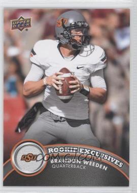 2012 Upper Deck - Rookie Exclusives #RE-BW - Brandon Weeden