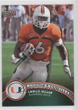 2012 Upper Deck - Rookie Exclusives #RE-LM - Lamar Miller