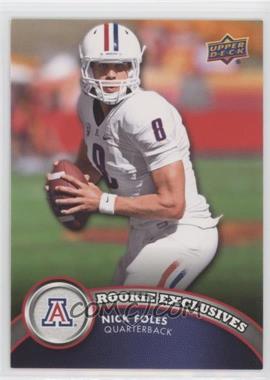 2012 Upper Deck - Rookie Exclusives #RE-NF - Nick Foles