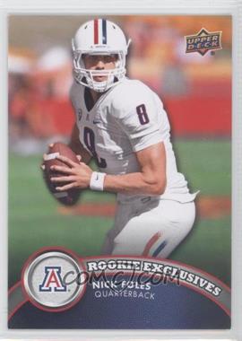 2012 Upper Deck - Rookie Exclusives #RE-NF - Nick Foles