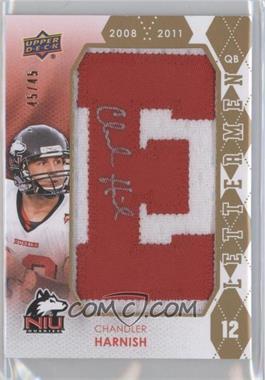 2012 Upper Deck - Rookie Lettermen Signatures #RL-CH - Chandler Harnish /45