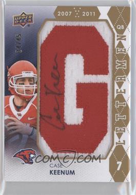 2012 Upper Deck - Rookie Lettermen Signatures #RL-CK - Case Keenum /45