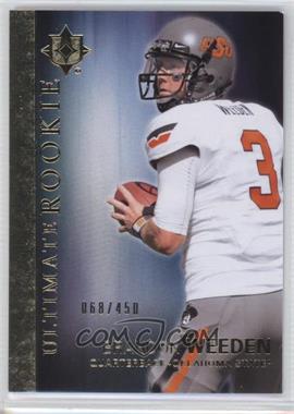 2012 Upper Deck - Ultimate Collection Ultimate Rookie #8 - Brandon Weeden /450