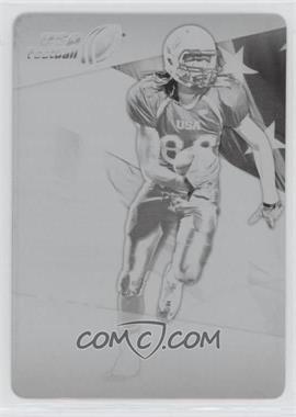 2012 Upper Deck USA Football - Box Set [Base] - Printing Plate Black #38 - Romond Deloatch /1