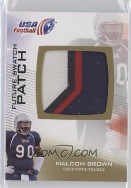 2012 Upper Deck USA Football - Box Set Future Swatch Jersey - Patch #FS-34 - Malcom Brown