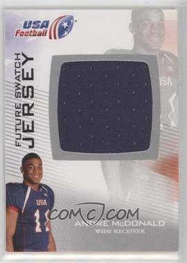 2012 Upper Deck USA Football - Box Set Future Swatch Jersey #FS-3 - Andre McDonald [Noted]