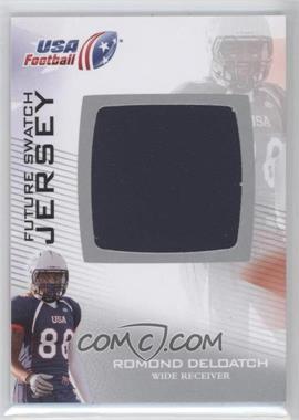 2012 Upper Deck USA Football - Box Set Future Swatch Jersey #FS-38 - Romond Deloatch