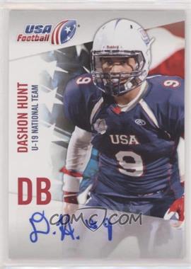 2012 Upper Deck USA Football - Box Set U-19 National Team Autographs #U19-7 - Dashon Hunt