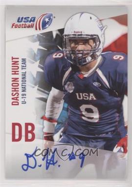 2012 Upper Deck USA Football - Box Set U-19 National Team Autographs #U19-7 - Dashon Hunt