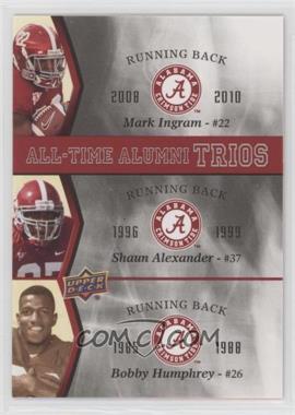 2012 Upper Deck University of Alabama - All-Time Alumni Trios #ATAT-AIH - Mark Ingram, Shaun Alexander, Bobby Humphrey