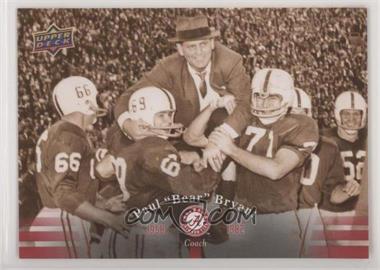 2012 Upper Deck University of Alabama - [Base] #4 - Paul "Bear" Bryant