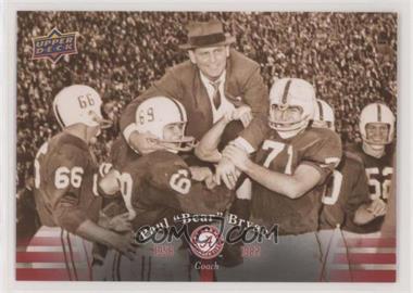 2012 Upper Deck University of Alabama - [Base] #4 - Paul "Bear" Bryant