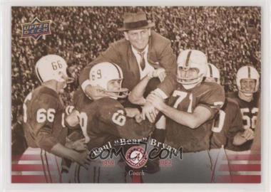 2012 Upper Deck University of Alabama - [Base] #4 - Paul "Bear" Bryant