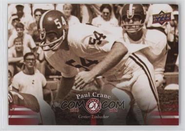 2012 Upper Deck University of Alabama - [Base] #8 - Paul Crane