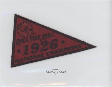2012 Upper Deck University of Alabama - Box Topper National Championship Mini Pennant Patches #1926 - Alabama Crimson Tide