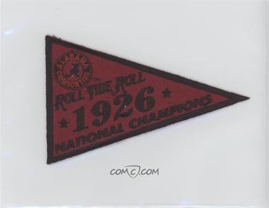 2012 Upper Deck University of Alabama - Box Topper National Championship Mini Pennant Patches #1926 - Alabama Crimson Tide