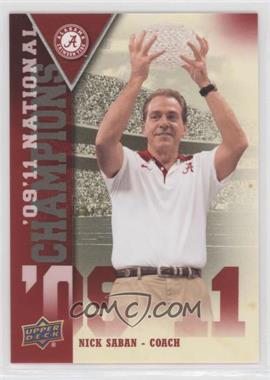 2012 Upper Deck University of Alabama - National Champions #NC-NS - Nick Saban