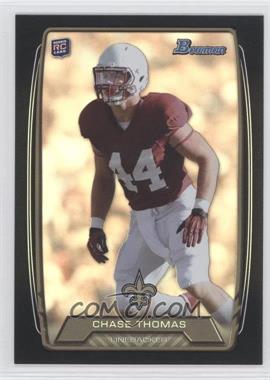 2013 Bowman - [Base] - Black Rainbow Foil #113 - Chase Thomas