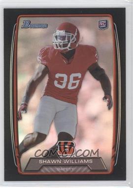 2013 Bowman - [Base] - Black Rainbow Foil #149 - Shawn Williams