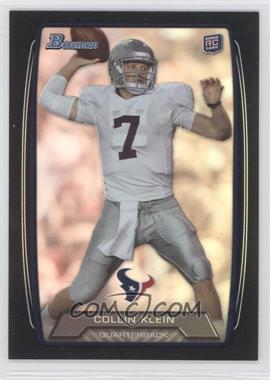 2013 Bowman - [Base] - Black Rainbow Foil #154 - Collin Klein