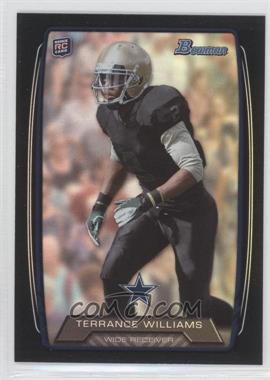 2013 Bowman - [Base] - Black Rainbow Foil #166 - Terrance Williams