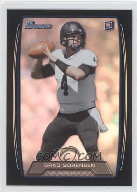 2013 Bowman - [Base] - Black Rainbow Foil #192 - Brad Sorensen