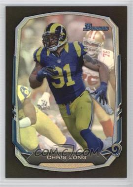 2013 Bowman - [Base] - Black Rainbow Foil #22 - Chris Long