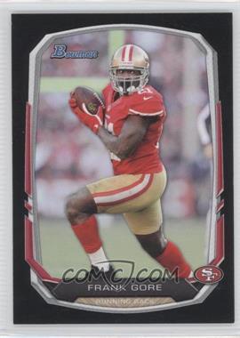 2013 Bowman - [Base] - Black Rainbow Foil #45 - Frank Gore